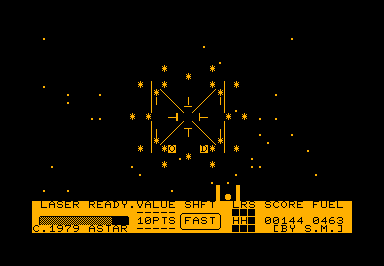 Star Force game screenshot for Commodore PET